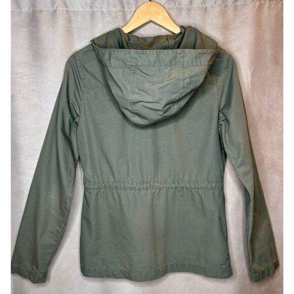 Vans Women's Green Cargo Jacket w/ Drawstring Size Small - Picture 3 of 5